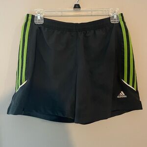 Adidas shorts with back zipper pocket
